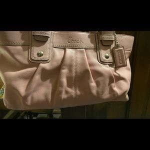 Coach Pink Hobo Tote